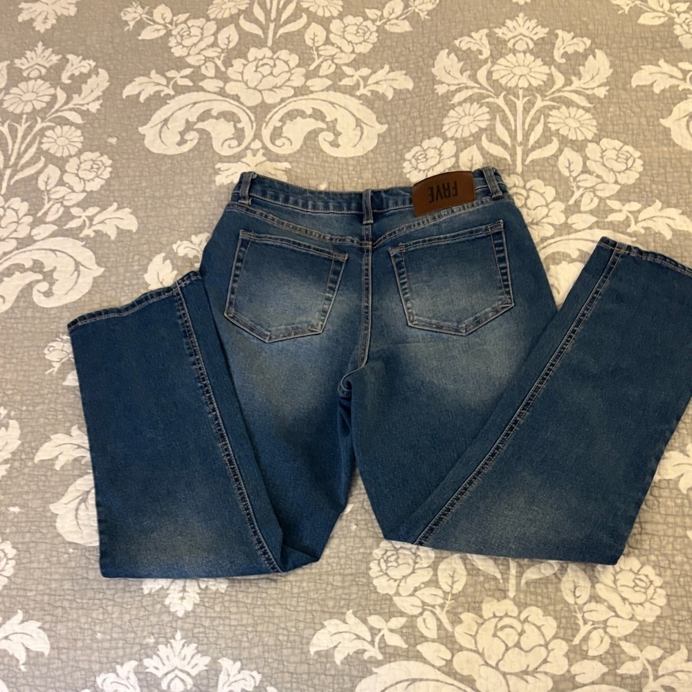 Frye Blue Denim Jeans ~ Medium Wash ~ Size 4/27 - Picture 4 of 10